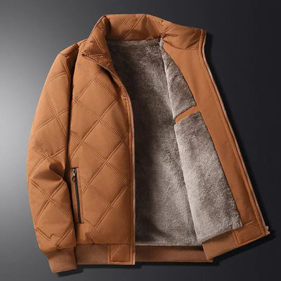Nolan | Jacke mit Stehkragen und Karomuster