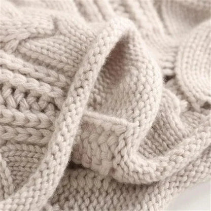 KARLA | Kaschmir Rollkragenpullover mit Zopfmuster