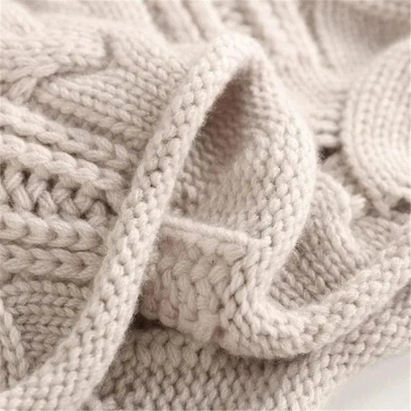 KARLA | Kaschmir Rollkragenpullover mit Zopfmuster