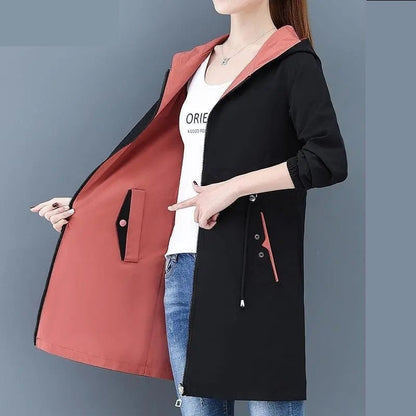 Zweiseitiger Windbreaker