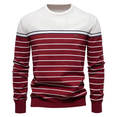 Adrien™ | Maglione Rayé Marin