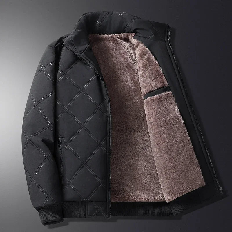 Nolan | Jacke mit Stehkragen und Karomuster