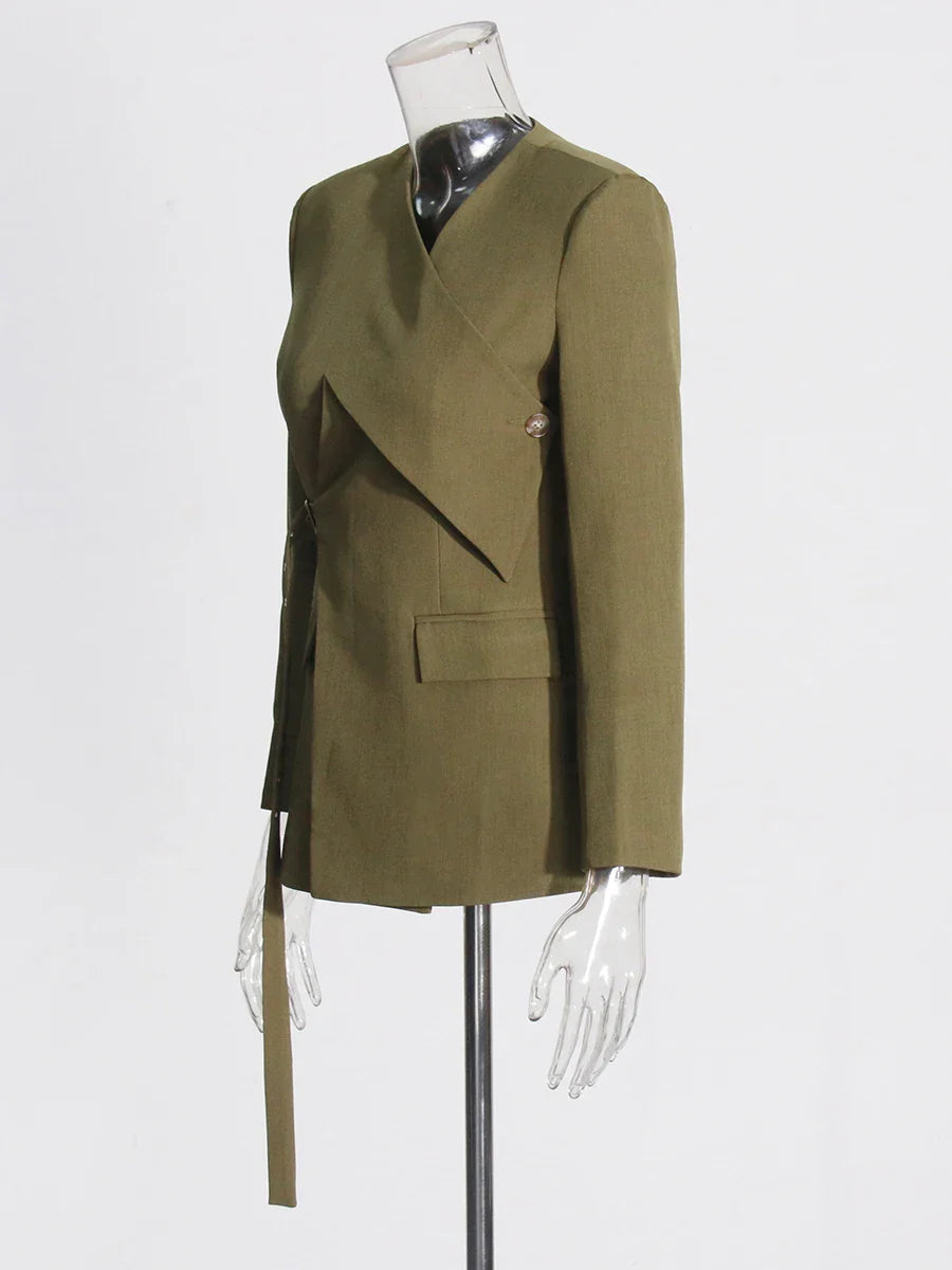 Asymmetrischer Chic Blazer