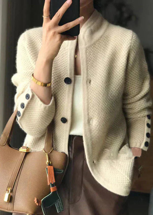 KLARINA | Weicher Cardigan mit Knöpfen