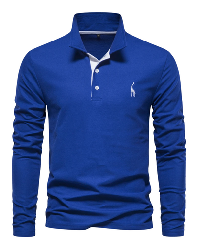 Polo a Maniche Lunghe Casual