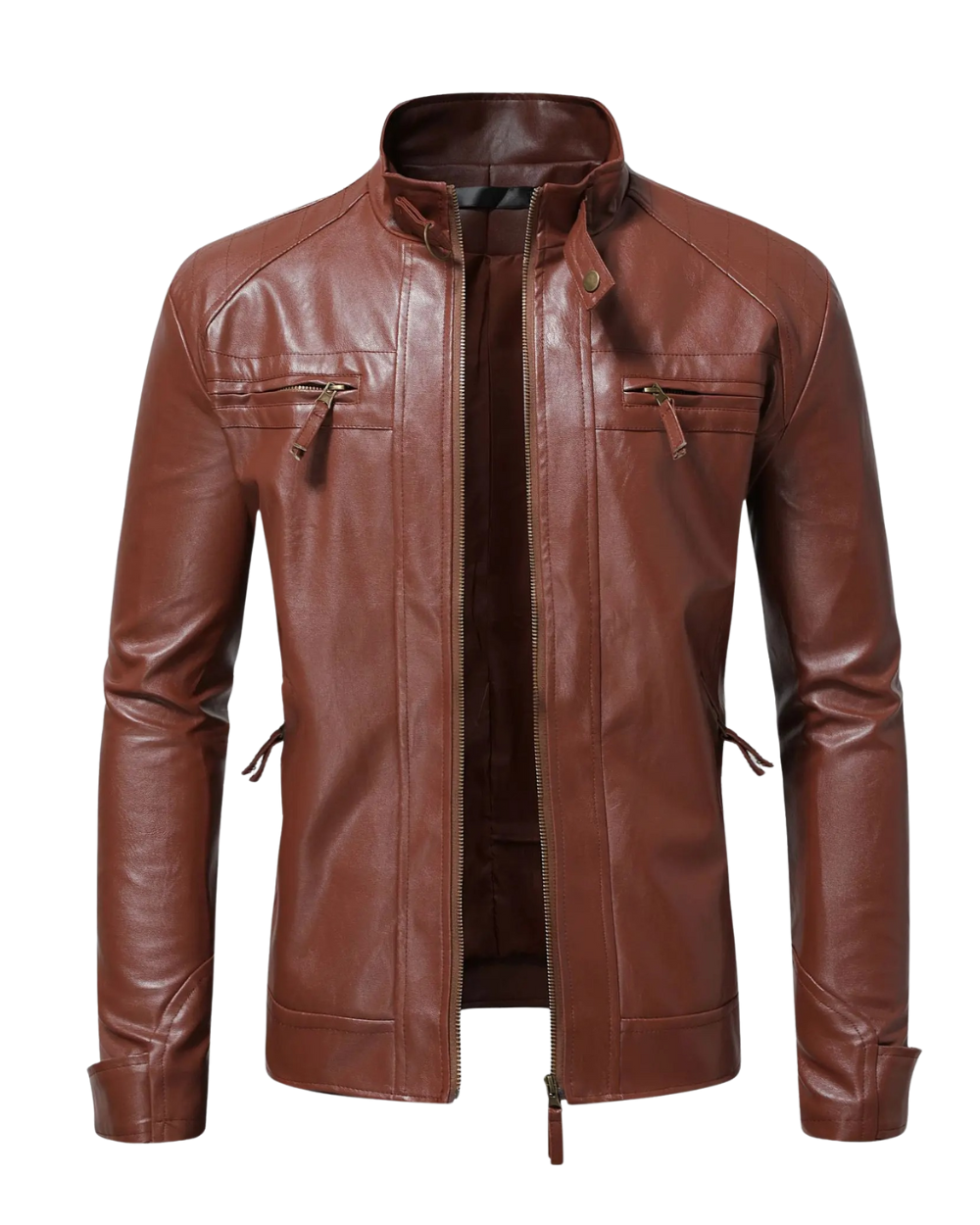 Giacca in Pelle Elegante da Uomo