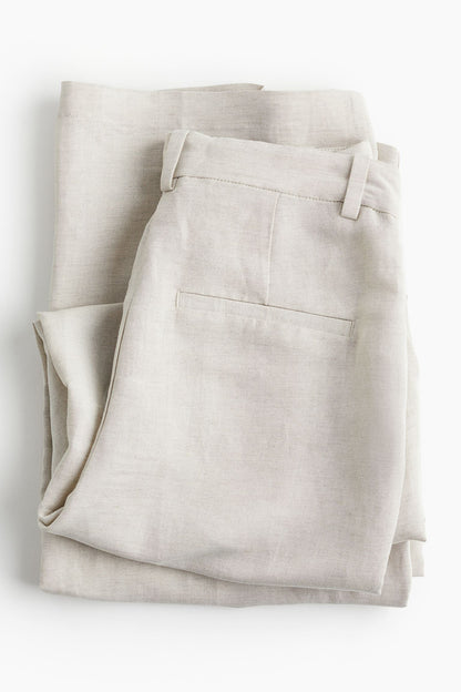 Alte Geld Leinen Lange Premium Hose