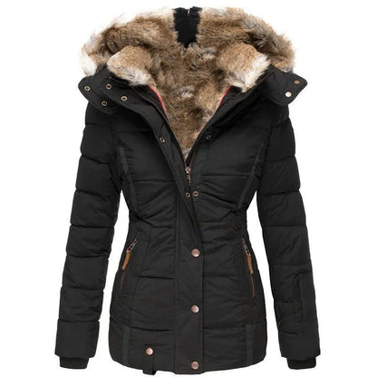 Zara - Warmer Wintermantel mit Futter aus Kunstfell
