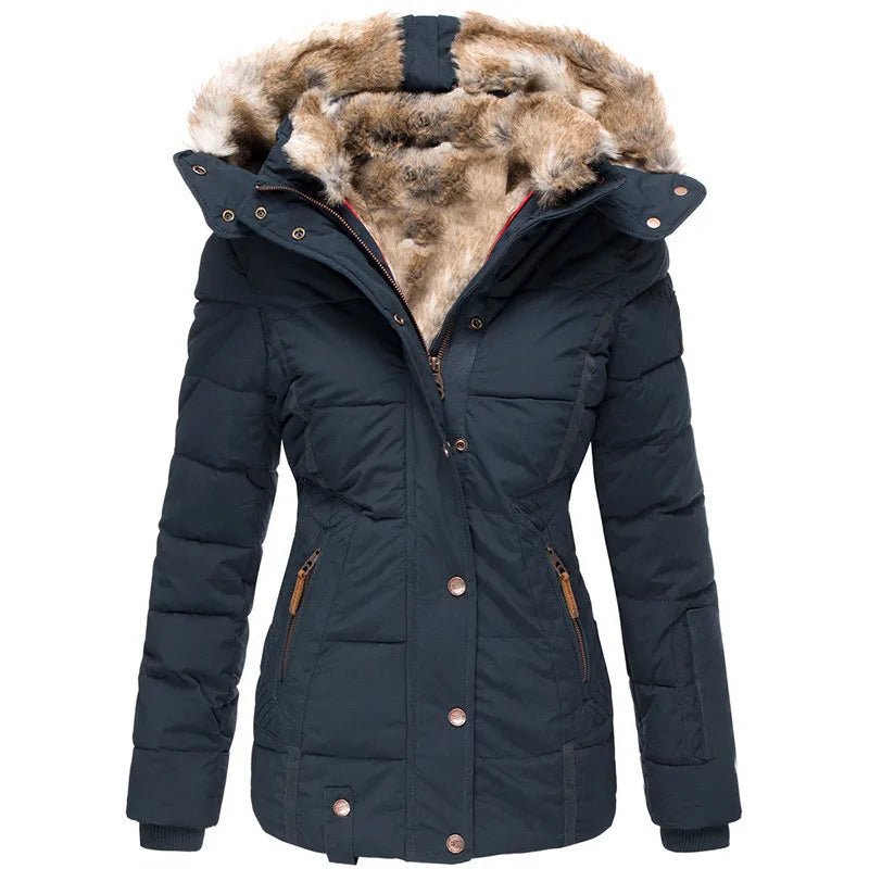 Zara - Warmer Wintermantel mit Futter aus Kunstfell