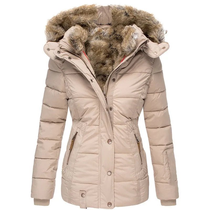 Zara - Warmer Wintermantel mit Futter aus Kunstfell