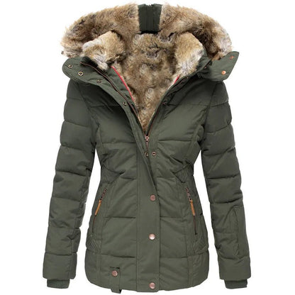 Zara - Warmer Wintermantel mit Futter aus Kunstfell