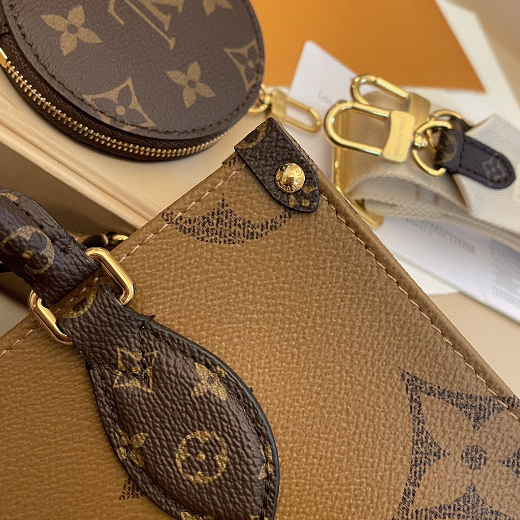 LV - Petit Cabas OnTheGo BB Brown Double