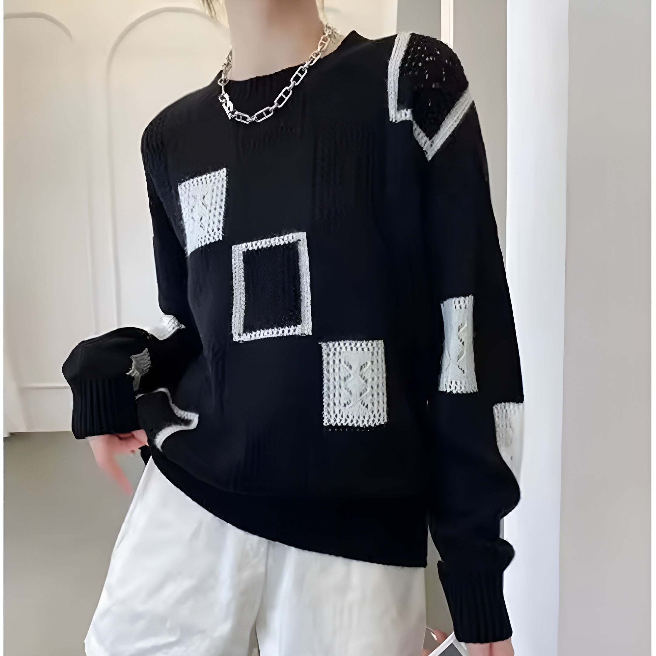 ALIDA | Einzigartiger und eleganter femininer Pullover