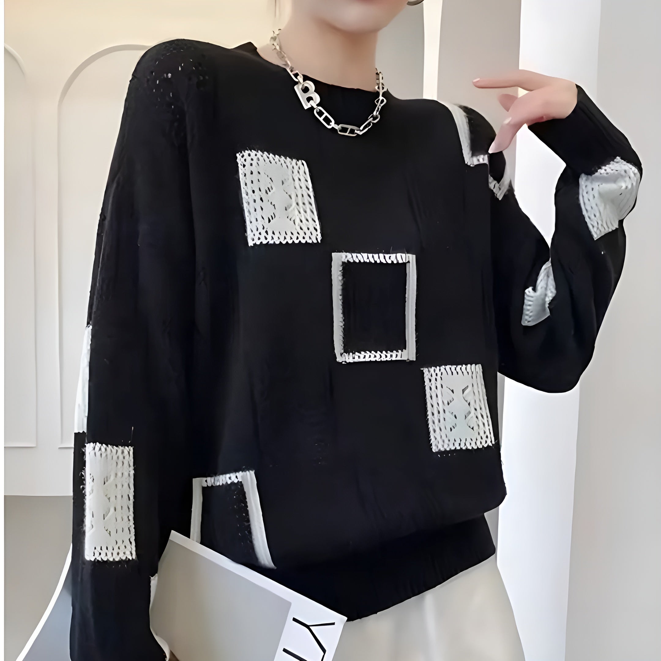 ALIDA | Einzigartiger und eleganter femininer Pullover