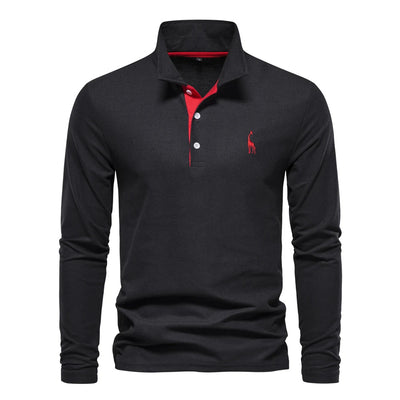 Polo a Maniche Lunghe Casual