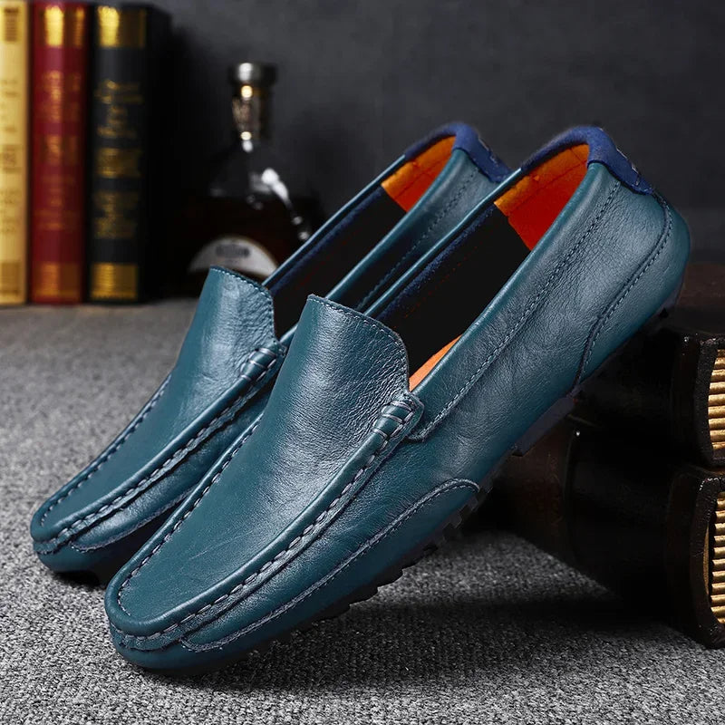 Mocassini in Pelle Vintage