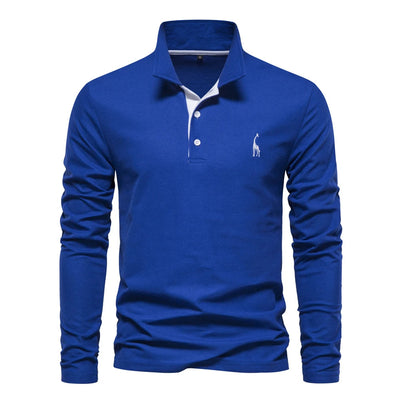 Polo a Maniche Lunghe Casual