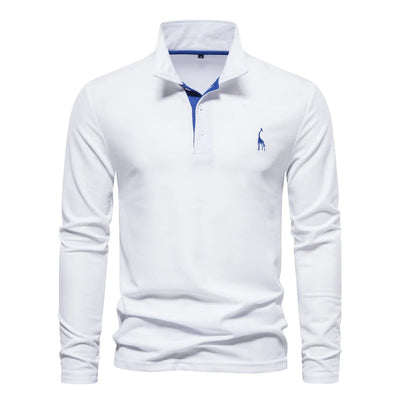 Polo a Maniche Lunghe Casual