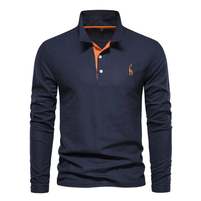 Polo a Maniche Lunghe Casual