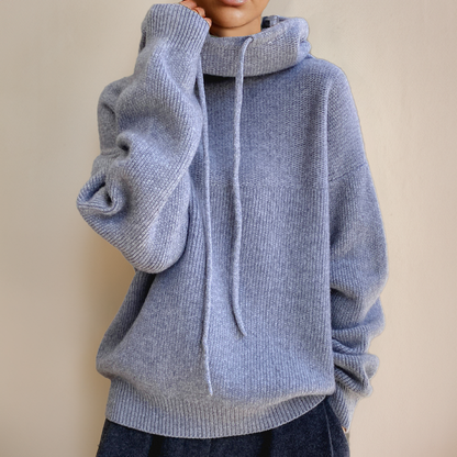 LIAH | Eleganter Pullover mit hohem Kragen