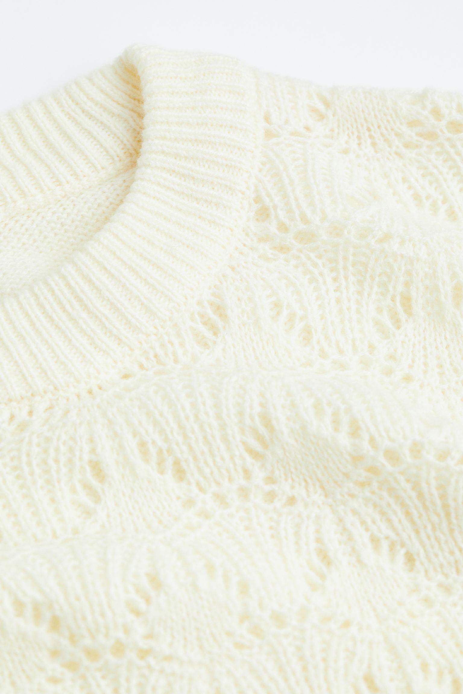 Old Money Gestrickter Punkt Einzigartiger Pullover
