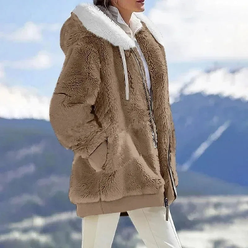 ALEX | Winterjacke mit Kapuze und Reißverschluss