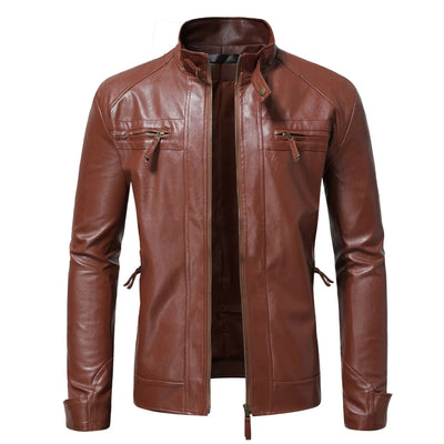 Giacca in Pelle Elegante da Uomo