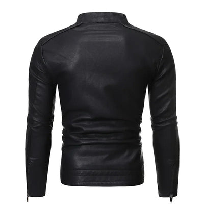 Giacca di Pelle Elegante