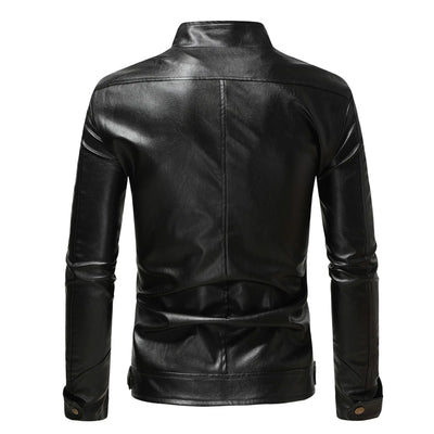 Giacca in Pelle Elegante da Uomo