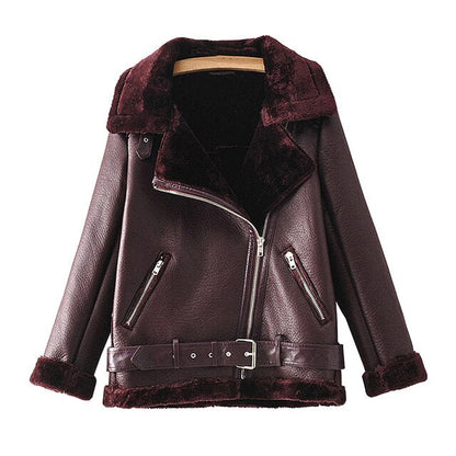 Mesha Lederjacke