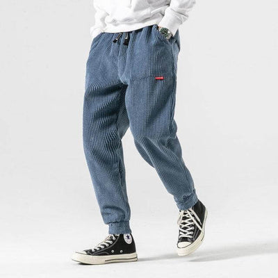 Pantaloni in Corduroy Alloro