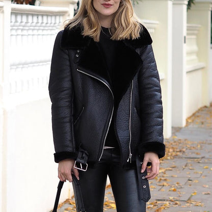 Mesha Lederjacke