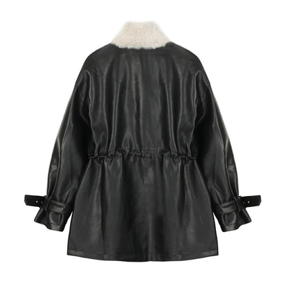 Woll-Lederjacke