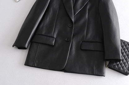 Leder Jasmin Blazer