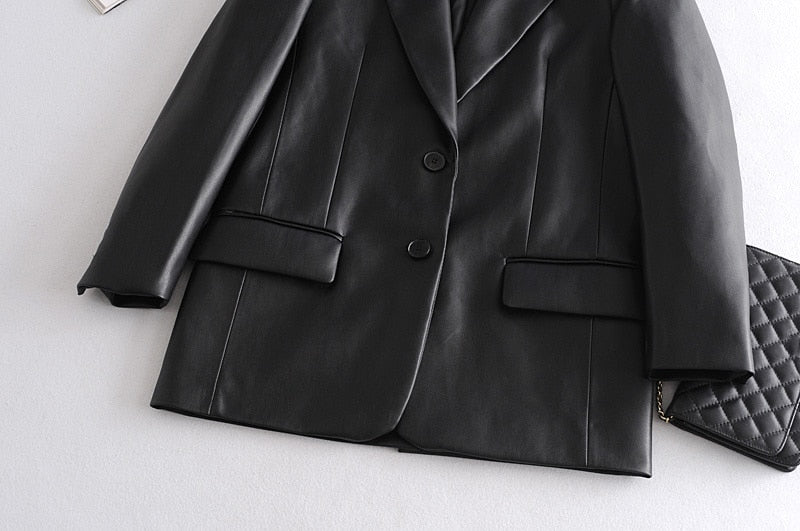Leder Jasmin Blazer