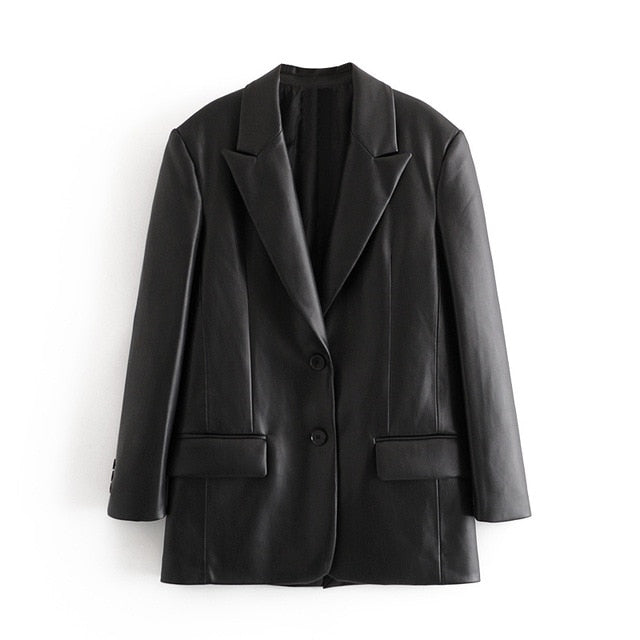 Leder Jasmin Blazer