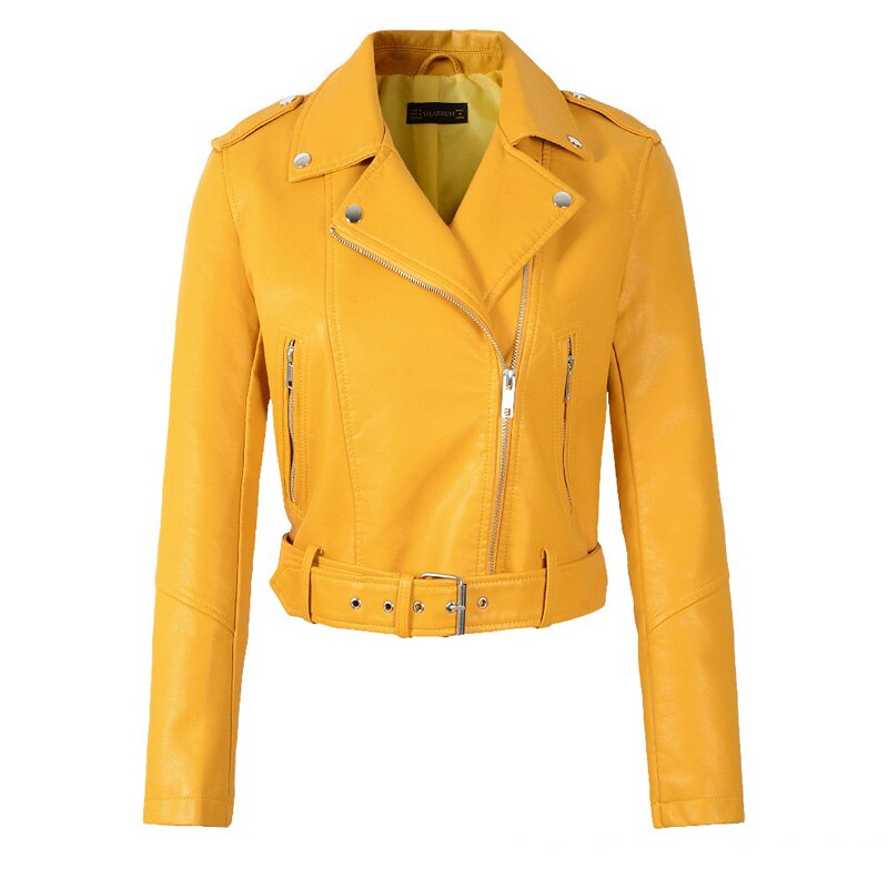 Weiche Leder Nietenjacke