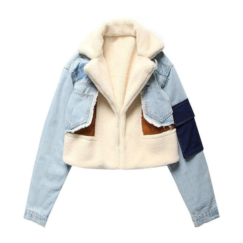 Wollene Freizeitjacke
