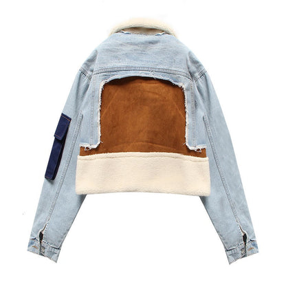 Wollene Freizeitjacke