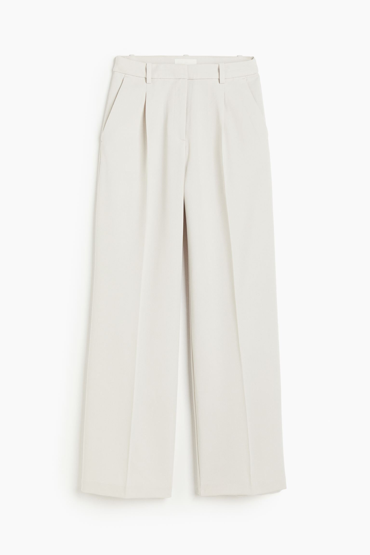 Old Money Wide Leg Classic Chino-Hose